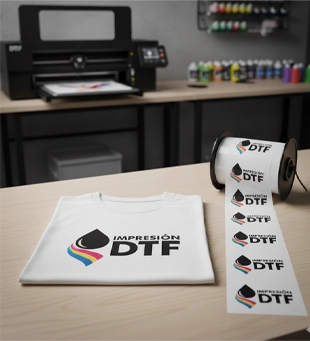 Impresión DTF arte precisión