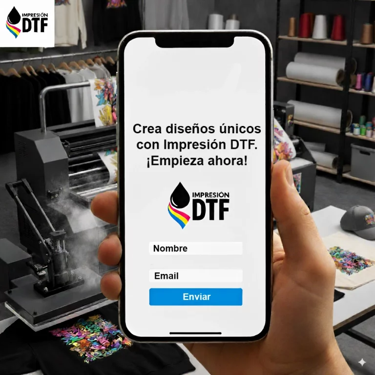 Impresión DTF imagen de formulario de contacto
